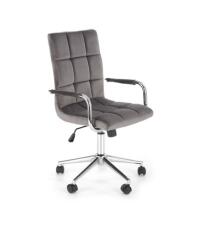 Кресло компьютерное HALMAR GONZO 4 серый/хром