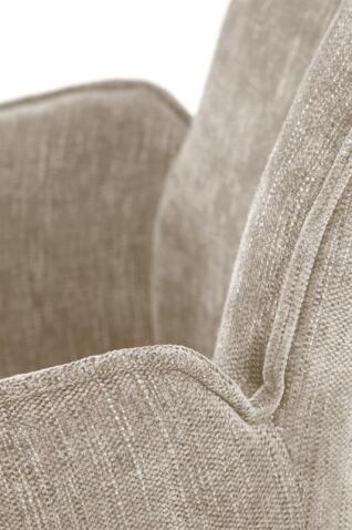 Стул HALMAR K553 бежевый/черный, поворотный