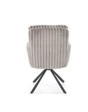 Стул HALMAR K572 серый/черный, поворотный