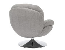 Кресло SIGNAL BRIGITTE Brego 07 серый/хром