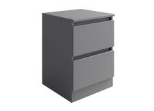 Тумба прикроватная ДСВ (МС Мори) ТПМ 400.2 (МП) Графит