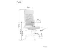 Кресло компьютерное SIGNAL Q-861 R черный