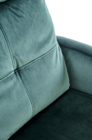 Кресло HALMAR FELIPE 2 раскладное, темно-зеленый/венге