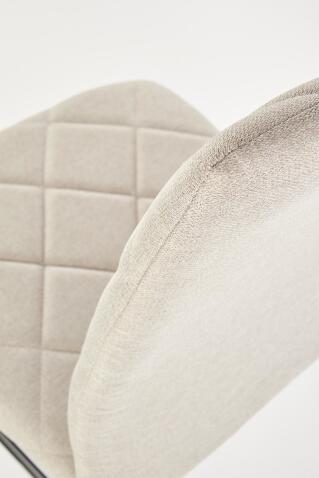 Стул HALMAR K309 светло-бежевый/хром