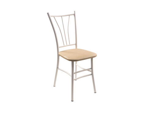 Стул ВВР Трилогия Бежевый Крокодил/белый, экокожа