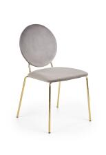 Стул HALMAR K363 серый/золотой
