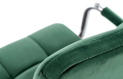 Кресло компьютерное HALMAR GONZO 4 темно-зеленый/хром