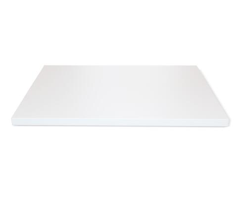 Стол Sheffilton SHT-TU104/80/80 ЛДСП белый/белый муар