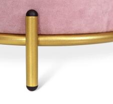 Банкетка Sheffilton SHT-B6 артикул Б-13 пыльная роза/золото