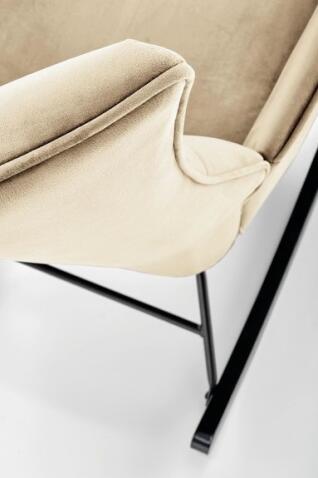 Кресло-качалка HALMAR BAZALTO бежевый