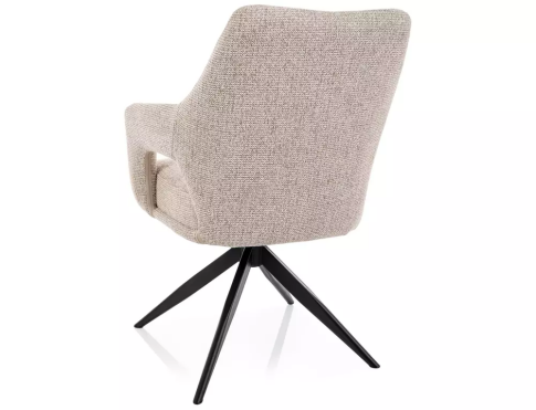 Стул SIGNAL OLSEN Noelle 30 бежевый/черный, поворотный