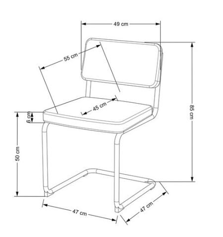 Стул HALMAR K510 темно-зеленый