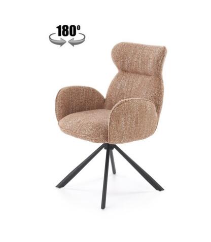 Стул HALMAR K571 корица/черный, поворотный