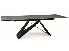 Стол обеденный SIGNAL WESTIN Ceramic Ossido Verde бирюзовый/черный мат 160-240/90 Стол обеденный SIGNAL WESTIN Ceramic Ossido Verde бирюзовый/черный мат 160-240/90