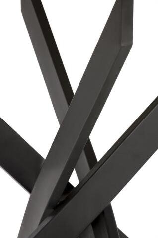 Стол обеденный HALMAR EDGAR дуб золотой/черный 100