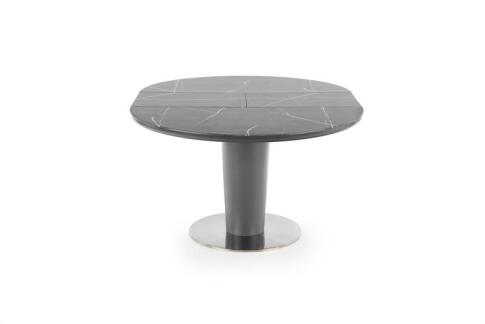 Стол обеденный HALMAR RICARDO серый мрамор 120-160/120