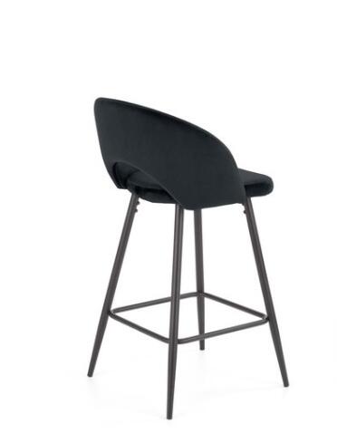 Стул барный HALMAR H96 черный/черный