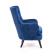 Кресло HALMAR RAVEL темно-синий/черный