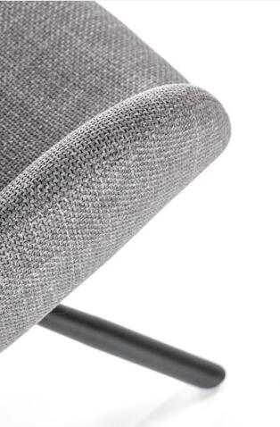 Стул HALMAR K475 серый/черный