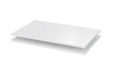 Полки NN Мебель для ШК 5 Белый текстурный (2 шт. в комплекте)