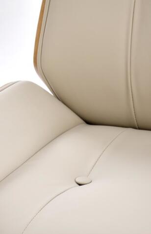 Кресло компьютерное HALMAR WEBSTER бежевый/орех