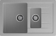 Кухонная мойка GRANFEST QUADRO Q-775KL серый