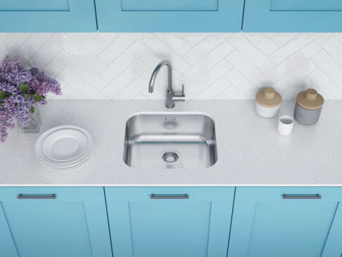 Кухонная мойка из нержавейки Omoikiri Omi 49-U/I-IN нержавеющая сталь