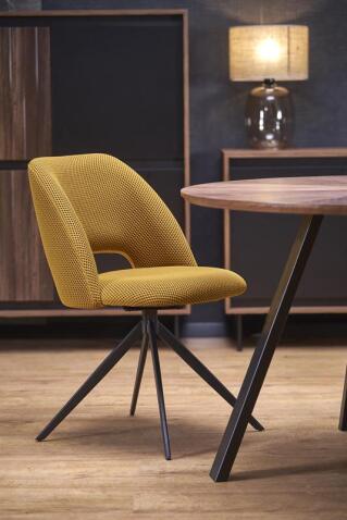 Стол обеденный HALMAR DANILO орех/черный 120