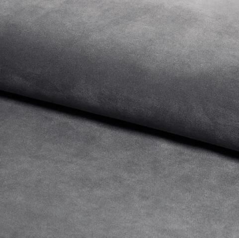 Стул барный SIGNAL CHIC H-1 Velvet Bluvel 14 серый/черный