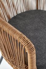 Стул HALMAR K400 натуральный/серый