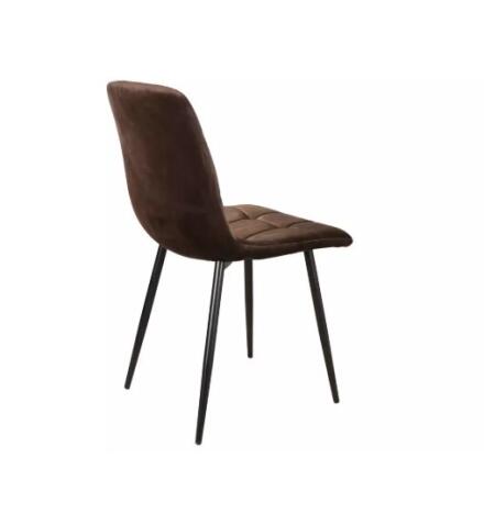 Стул SIGNAL MILA Velvet Bluvel 48 коричневый/черный мат