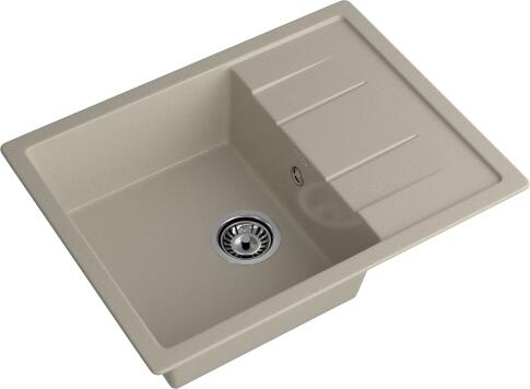 Кухонная мойка GRANFEST QUADRO Q-650L топаз
