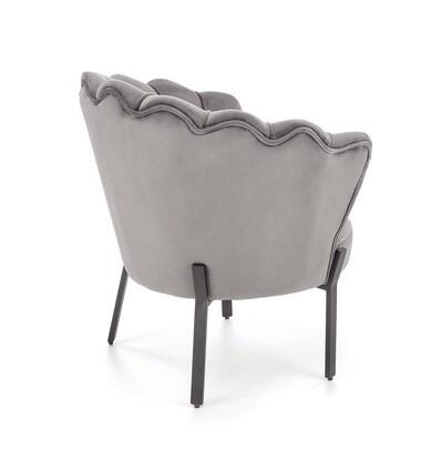 Кресло HALMAR ANGELO серый/черный