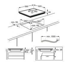 Поверхность индукционная ELECTROLUX EIT61443B