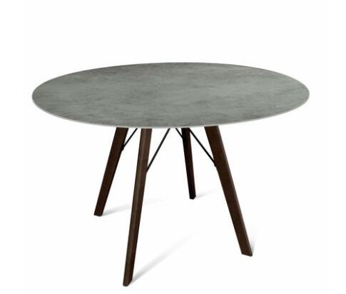 Стол Sheffilton SHT-TU9/TT21-6 100/75 керамика  венге/гранитно-серый