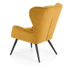 Кресло HALMAR TYRION горчичный/черный Кресло HALMAR TYRION горчичный/черный
