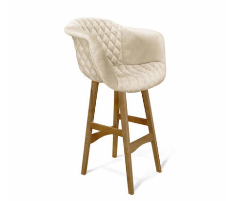 Стул барный Sheffilton SHT-ST31-C4/S65 кремовый /светлый орех Стул барный Sheffilton SHT-ST31-C4/S65 кремовый /светлый орех