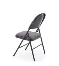 Стул HALMAR K566 черный/серый, складной