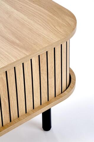 Стол журнальный HALMAR ANGELINA натуральный/черный