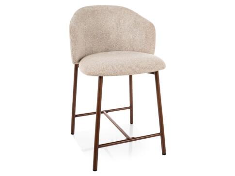 Стул барный SIGNAL OSAKA H-2 t.255светло-бежевый/орех