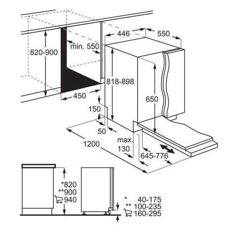 Посудомоечная машина встраиваемая ELECTROLUX EEA43211L