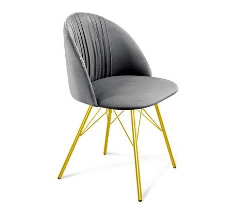 Стул Sheffilton SHT-ST35-1/S37 угольно-серый/золото Стул Sheffilton SHT-ST35-1/S37 угольно-серый/золото