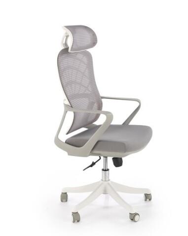 Кресло компьютерное HALMAR VESUVIO 2 серый/белый