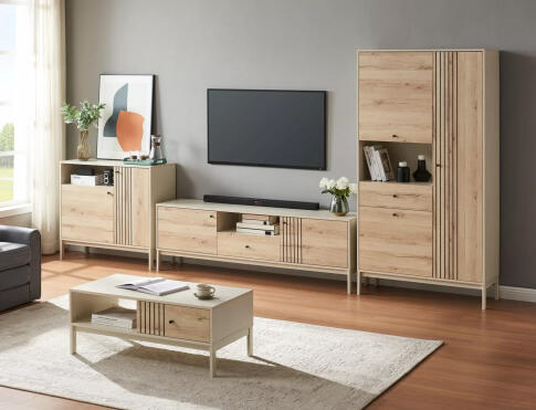 Комод SIGNAL FROST K2 дуб альпийский/белый