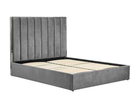 Кровать HALMAR PALAZZO серый/серебристый, 160/200