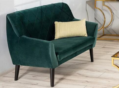 Диван SIGNAL KIER 2 Velvet Bluvel 78 зеленый/венге