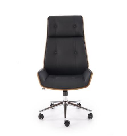 Кресло компьютерное HALMAR WEBSTER черный/орех