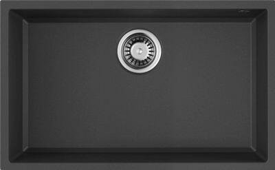 Кухонная мойка Omoikiri Tedori 66-U-BL Tetogranit/черный