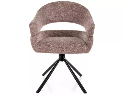Стул SIGNAL BORGO Leo 32 темно-бежевый/черный, поворотный