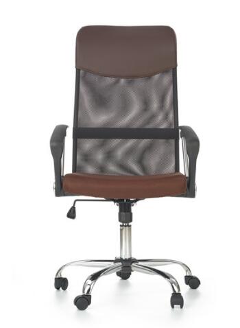 Кресло компьютерное HALMAR VIRE коричневый/хром